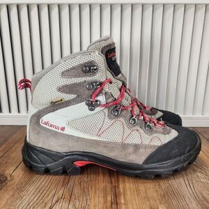 Womens 8.5 Lafume Argentera Gray Trekking Hiking Trail Ankle Boots Outdoors Camp